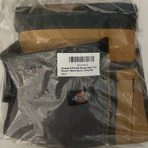 NWT Dickies Tan and Grey Tool Apron